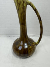 गैलरी व्यूवर में इमेज लोड करें, Vintage Blue Mountain Pottery Harvest Gold Drip Glaze Pitcher Ewer Vase Canada