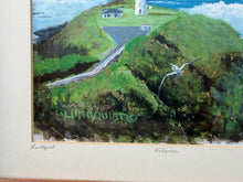 Charger l'image dans la galerie, Vintage Kilauea Lighthouse Artwork by Dawn Lundquist Signed Framed with COA