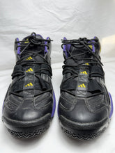 Load image into Gallery viewer, adidas Top Ten 2000 Lakers Basketball Shoes Black Purple Gold Men's Size 10