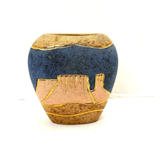 Load image into Gallery viewer, Vintage 1970s Southwestern Pottery Vase - front view