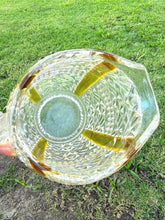 Load image into Gallery viewer, Antique 1885 George Duncan Ellrose Amberette EAPG Glass Water Pitcher