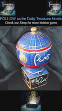 Load and play video in Gallery viewer, Vintage Paris Las Vegas Hotel Hot Air Balloon Souvenir Ceramic Collectible Drink Cup with Lid by Progressive Specialty Glass Co.
