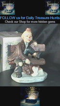 Load and play video in Gallery viewer, Michelangelo Collection “Tramp Clown with Dog” Figurine – Number 11700 Vintage Collectible