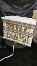 Load image into Gallery viewer, “It’s a Wonderful Life” Illuminated Bedford Falls Trust & Savings Bank – Enesco Holiday Village Collectible