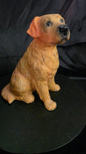 Load image into Gallery viewer, Vintage Golden Retriever Dog Figurine – Hand-Painted Resin Sculpture – Loyal Companion Collectible