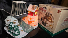 Load image into Gallery viewer, Enesco “It’s a Wonderful Life” Illuminated Village – The Bedford Falls Bridge w/ Box & Certificate