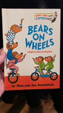 Load image into Gallery viewer, Vintage "Bears on Wheels" Children's Counting Book by Stan & Jan Berenstain | A Classic Bright & Early Book