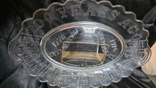 Load image into Gallery viewer, Vintage 1976 Bicentennial Liberty Bell Glass Platter – Commemorative “1776–1976 Declaration of Independence” Collector Serving Tray