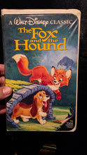 Load image into Gallery viewer, Vintage Walt Disney Classics: The Fox and the Hound (1994 Black Diamond Edition) VHS - A Nostalgic Collector's Item