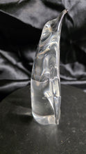 Load image into Gallery viewer, Vintage Clear Glass Penguin Figurine - Elegant Crystal Sculpture