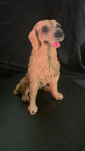 Load image into Gallery viewer, Vintage Golden Retriever Figurine – Smiling Resin Dog Statue with Lifelike Detail