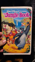 Load image into Gallery viewer, Walt Disney's The Jungle Book (1967) Classic VHS Tape, Original 1991 Black Diamond Edition, Collectible Animation Film