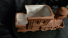 Load image into Gallery viewer, Vintage Ceramic Train Planter Figurine – Made in Japan Mid-Century Pottery Collectible