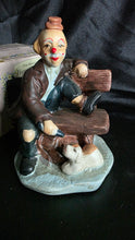 Load image into Gallery viewer, Michelangelo Collection “Tramp Clown with Dog” Figurine – Number 11700 Vintage Collectible