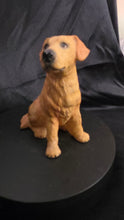 Load image into Gallery viewer, Vintage Golden Retriever Dog Figurine – Hand-Painted Resin Sculpture – Loyal Companion Collectible