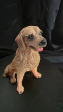 Load image into Gallery viewer, Vintage Golden Retriever Figurine – Smiling Resin Dog Statue with Lifelike Detail