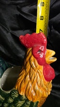 Cargar imagen en el visor de la galería, Vintage Ceramic Rooster Gravy Boat - 7" Colorful Chicken Creamer Pitcher