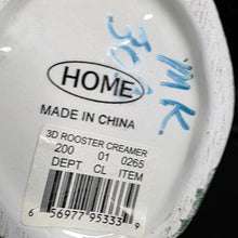 Cargar imagen en el visor de la galería, Vintage Ceramic Rooster Gravy Boat - 7" Colorful Chicken Creamer Pitcher