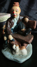 Load image into Gallery viewer, Michelangelo Collection “Tramp Clown with Dog” Figurine – Number 11700 Vintage Collectible