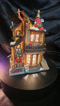 Load image into Gallery viewer, Lemax “Lucy’s Chocolate Shop” Lighted Christmas Village Building – Illuminated Porcelain Holiday Collectible