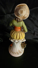Load image into Gallery viewer, Vintage HOMCO #1258 “Vineyard Harvest” Porcelain Figurine – Hand-Painted Lady with Grapes Collectible