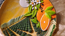 Cargar imagen en el visor de la galería, Collector Plate Los Angeles Citrus Orange