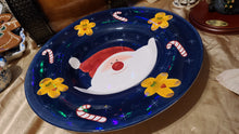 Load image into Gallery viewer, Vintage Santa Platter by Laurie Gates