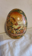 Load image into Gallery viewer, Vintage Satsuma Chinese Egg 9" Tall