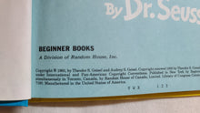 Load image into Gallery viewer, One Fish Two Fish red fish blue fish by Dr. Seuss Copyright 1960 "Like New" Condition