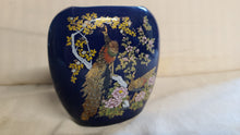 Load image into Gallery viewer, Asahi Flower Bud Vase Blue Vintage