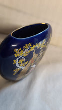 Load image into Gallery viewer, Asahi Flower Bud Vase Blue Vintage