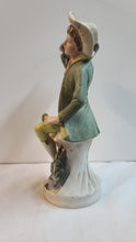 Load image into Gallery viewer, Vintage HOMCO #1258 “Tuscany Boy with Grapes” Porcelain Figurine – 1970s Hand-Painted Bisque Collectible