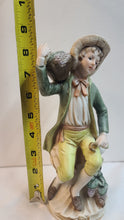 Load image into Gallery viewer, Vintage HOMCO #1258 “Tuscany Boy with Grapes” Porcelain Figurine – 1970s Hand-Painted Bisque Collectible