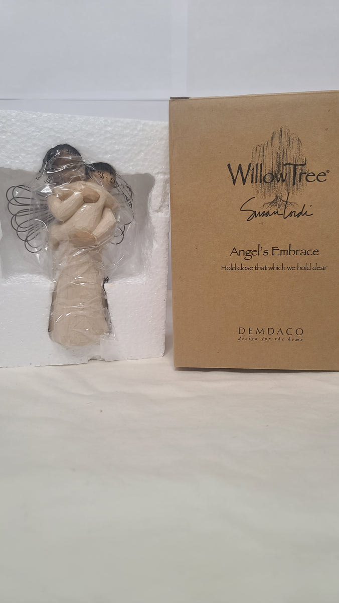 Willow Tree Figurine Angel's Embrace Hold close that which we hold d –  Treasures of Bako