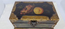 Cargar imagen en el visor de la galería, Treasure Chest with Gold Trim 10" x 6" x 6"