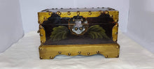 Cargar imagen en el visor de la galería, Treasure Chest with Gold Trim 10" x 6" x 6"