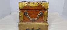 Cargar imagen en el visor de la galería, Treasure Chest with Gold Trim 10" x 6" x 6"