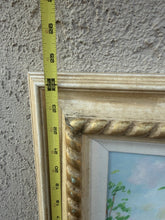 Cargar imagen en el visor de la galería, Original Doreen Abegg "Art From The Heart" Coastal Garden Oil Painting Framed
