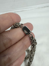 Load image into Gallery viewer, Vintage Taxco Mexico 925 Sterling Silver Byzantine Chainmail Necklace 42.3g

