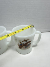 Charger l'image dans la galerie, Vintage 1960s Fire-King Ruffed Grouse Milk Glass Wildlife Coffee Mugs Set of 2
