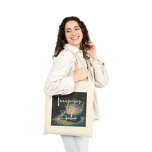 गैलरी व्यूवर में इमेज लोड करें, Treasures of Boho Canvas Tote Bag — Bohemian Market &amp; Beach Beachcomber Bag
