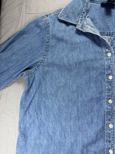 Load image into Gallery viewer, Vintage Lauren Jeans Co Ralph Lauren Denim Shirt 2X 100% Cotton Blue
