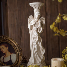 Cargar imagen en el visor de la galería, Athenian Goddess Sculpture Candle Holder
