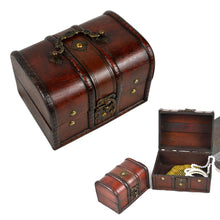 Charger l&#39;image dans la galerie, Wooden Treasure Chest Storage Box
