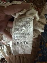 Charger l'image dans la galerie, Vintage French-Style Floral Fabric with Eyelet Ruffle Edge | Cotton Blend
