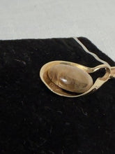 Load image into Gallery viewer, Vintage 14K Yellow Gold Tiger's Eye Teardrop Pendant — Signed American Fine Jewelry
