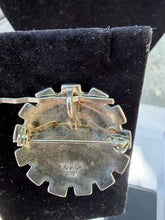 Load image into Gallery viewer, Vintage Taxco M-185 Sterling Silver Pin Brooch Or PENDANT..925
