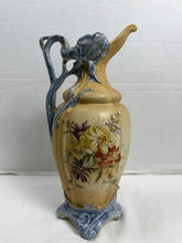 Charger l'image dans la galerie, Antique Robert Hanke Austria Art Nouveau Porcelain Floral Ewer, 10.5"
