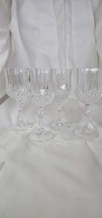Longchamp Cristal D'arques Goblets Wine Glasses Set of 4