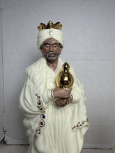 将图片加载到图库查看器，Vintage Bon-Ton Jade Porcelain Nativity Set Featuring The Three Wise Men. Rare
